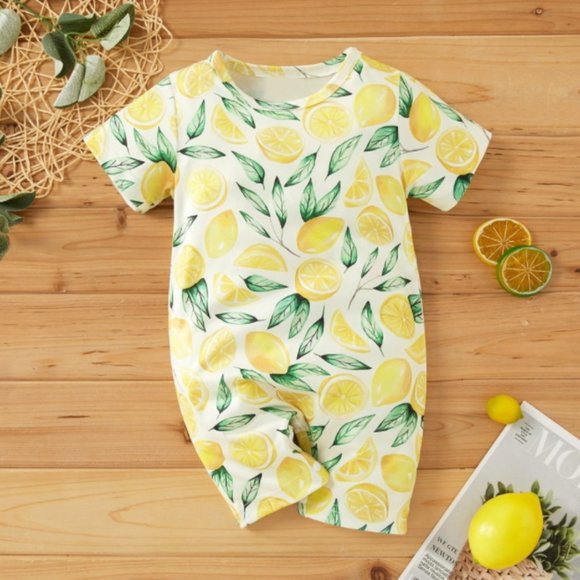 PatPat Other - NWT baby kids outfit jumpsuit lemons cute